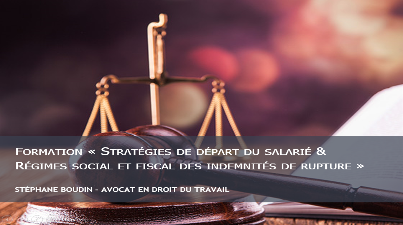 Support de formation en droit du travail Support de formation